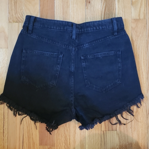 Wild Fable Black High Rise Jean Shorts Size 4 - Picture 2 of 5